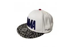 China ISO9001 Custom Snapback Caps 6 Panel Mens White And Black Sublimation 3d Embroidery supplier