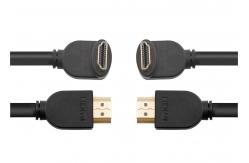 China 1500mm Right Angle HDMI Overmolded Cable Assemblies supplier