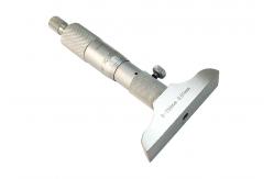 China 0-150mm Depth Gauge Micrometer With Spherical And Flat Measuring Ends supplier