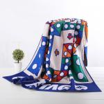 Hypoallergenic Fuzzy Flannel Plush Blanket 100% Polyester For Home for sale