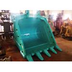 Durable 1.6 CBM Excavator Rock Bucket Kobelco SK350LC Excavator Mud Bucket for sale