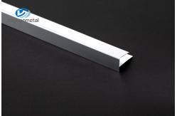 China 6463 Aluminum Stair Nosing Edge Trim F Shaped Mill Finished Anodized supplier