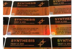 China Synthesis Anabolics test Enanthate 250mg 10ml Vial Labels supplier