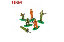China Custom Army Man OEM Soldiers Action Figurines Playing Set Military plastic toy figure supplier