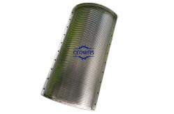 China Stainless Steel Wedge Wire Curve Screen Flat Screen Panel For Fishpond filtration supplier
