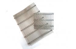 China Rolling Shutters Architectural Wire Mesh with Steel Rod And Cable Rope Wire supplier