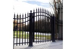 China 1.8M Gate Fence Tubular Steel Fence Oxidation Proof Fence Home fence supplier