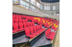 China Versatile Retractable Bleacher Seating - Straight or Curved Design supplier