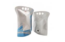 China Wine Bottle 80-180mic 1.5L Stand Up Pouch With Spout With Handle supplier