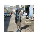 Modern Art Stainless Steel Abstract Man Sculpture Mirror Polished for sale