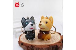 China Lovely Plastic Dog Keychain OEM ODM Non Phthalate Pvc Material supplier