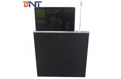 China Pop Up Conference Lcd 1920x1080 Desk With Hidden Monitor Lift supplier