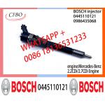 BOSCH Common Rail fuel Injector 0445110121 0986435051 0986435052 A6130700987 0986435067 for Mercedes-Benz 2.2CDi/2.7CDi for sale