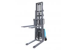 China Walk Behind Semi Electric Pallet Stacker Jack 1t Automatic supplier