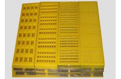 China Modular Industrial Dehydration Polyurethane Screens 305x305mm supplier