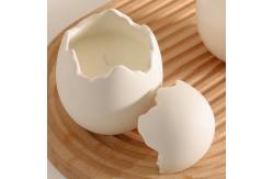 China Egg Shape Ceramic Candle Containers Multifunctional For Home Decoration supplier