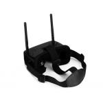 FPV Helmet 300cd/㎡ Fpv Drone And Goggle Dual TFT LCD Display Adjustable IPD AV for sale