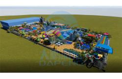 China Commercial Water Park Design With Swimming Pool Water Splash Pad For Children supplier