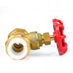 20mm 32mm 25mm Brass Gate Valve Double Interface For Water Supply Control for sale