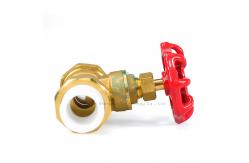 China 20mm 32mm 25mm Brass Gate Valve Double Interface For Water Supply Control supplier