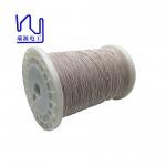 Uew155 Solderable Ustc Litz Wire 0.071mm 0.08mm Natural Silk Served Copper Conductor for sale