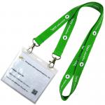 Custom Polyester Screen Printed Lanyards Neck Strap Safety Breakaway for sale