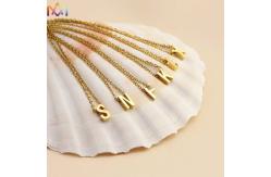 China No Allergic Initial Alphabet Womens Engraved Necklace supplier