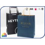 Customzied Logo Printed Kraft Paper Bags Eco Friendly Matt Varnishing for sale