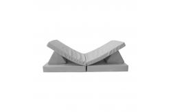 China Foldable Foam Play Couch Set Modular Play Sofa With 2 Triangle Pillows supplier