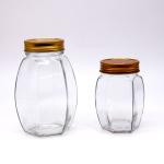 High Quality Round Shape Jar Sealed Glass Jar Storage Honey Food Grade Jar for sale