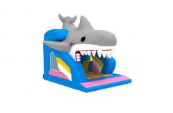 China Kids Play Fun Shark Themed Inflatable Bouncy Castle Fun Combo supplier
