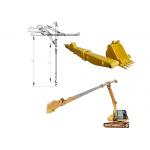 Q690D HG785 Long Reach Excavator Telescopic Arm with Bucket Digging Foundation Pit