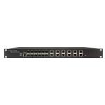 1U Rack Gigabit 24 Port Managed Ethernet Poe Switch With 12 RJ45+12 SFP AC100-240V Input Industrial Switch for sale