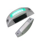 Road Warning Solar Semi circle Cat Eye Road Stud with Aluminium and PC Material for sale