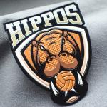 3D TPU High Frequency Custom Clothing Patches For Sportswear for sale