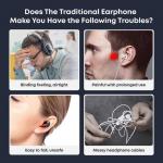 Open Ear Headset Accessories For Two Way Radio Estimated Battery Life of 10-15 hours Popular Style Accessories For Two Way Radio with Blurtrum Chipset for sale