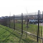 Powder Coated Tubular Steel Fence Metal For Homes And Garden for sale