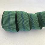 Heavy Duty Elastic Chair Webbing , Green Color 60mm Width Sofa Elastic Straps for sale