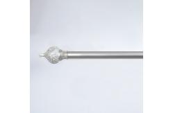 China Adjustable Length Extendable Curtain Rod For Home Decoration supplier