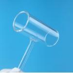 Solar Energy Clear Quartz Glass Tee Tube High Temperature Resistance