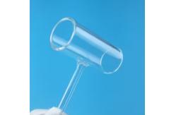 China Solar Energy Clear Quartz Glass Tee Tube High Temperature Resistance supplier