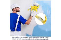 China Handheld Wall Edge Paint Roller Brush With Replacement supplier