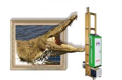 China Vertical Wall Printing Machine Flatbed Printer supplier