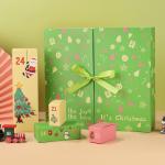 Custom Product Packaging Boxes Open Door Magnetic Xmas Cardboard Gift Boxes for sale