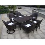 Dining Room Black Chair Set , Beach / Pool / Bar Furniture Sets for sale