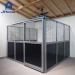 10ft 12ft Portable Horse Stall Panels Steel Temporary Customized Economical Aluminum for sale