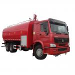 Euro 2 SINOTRUK 6x4 Water Tank Fire Truck 266hp 20cbm Fire Fighting Vehicle for sale