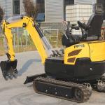 Pouring Mini Micro Digger 990mm Upper Width CE 1.6 Ton Excavator for sale