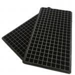 High Reflective HDPE Plastic Seedling Tray 50 Cell Plug Flats For Sprouting for sale