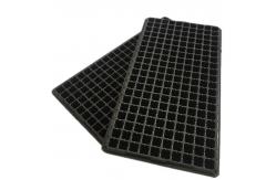 China High Reflective HDPE Plastic Seedling Tray 50 Cell Plug Flats For Sprouting supplier